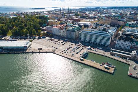 Uuden arkkitehtuuri- ja designmuseon kaavailtu paikka on Eteläranta Kauppatorin eteläpuolella.