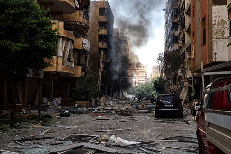 Israeli air force bombings caused widespread destruction in the southern parts of the Lebanese capital, Beirut.