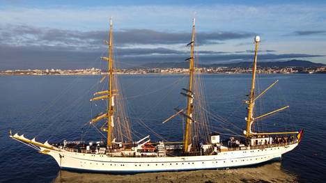 Laiva kuvattuna Portugalissa viime joulukuussa.