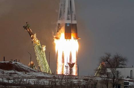Sojuz-kantoraketti nousi suunnitellusti Kazakstanista keskiviikkona 8. joulukuuta matkalle kohti kansainvälistä avaruusasemaa.