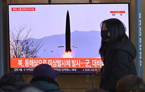 Pohjois-Korean ohjuskokeista kerrottiin maanantaina eteläkorealaisessa uutislähetyksessä.