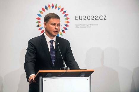 Euroopan unionin kauppakomissaari Valdis Dombrovskis. 
