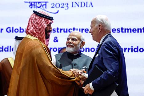 Saudi Arabia's Crown Prince Muhammad bin Salman, Indian Prime Minister Narendra Modi and US President Joe Biden had a cordial meeting at the G20 summit in the Indian capital Delhi earlier in September.