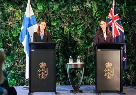Suomen ja Uuden-Seelannin pääministerit tapasivat Aucklandissa.