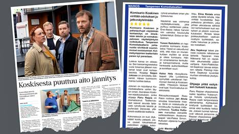 Tampereen komediateatterin teatterinjohtaja Panu Raipian mukaan toisen median tekemän kritiikin käyttäminen lehdessä mainoksena ei ole epätavallista.