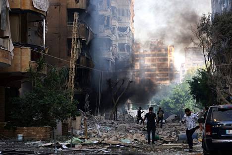 The residents of Beirut woke up on Saturday morning to the enormous destruction caused by Israel's nighttime bombardment.