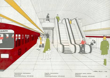 Suurin Helsingin keskustan asemista tulee olemaan Hakaniemen metroasema, jonka rakennustöihin päästään ensi syksynä. Asema rakennetaan kahdessa vaiheessa.