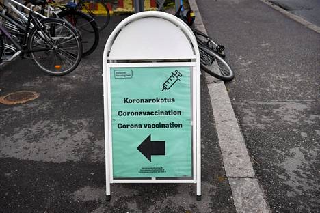 Yksi Helsingin kaupungin rokotuspisteistä sijaitsee Jätkäsaaressa.