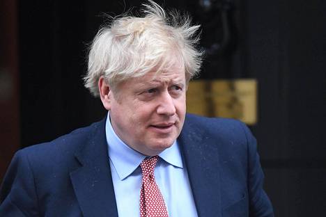 Britannian pääministeri Boris Johnson on päässyt sairaalasta. Kuva on maaliskuulta.