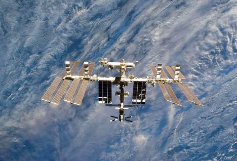 Kansainvälinen avaruusasema (ISS) Yhdysvaltain avaruushallintovirasto Nasan välittämässä kuvassa vuodelta 2011.
