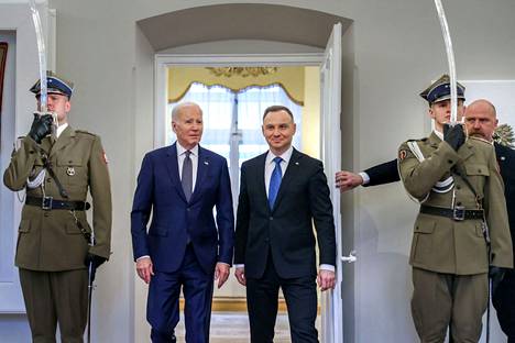 US President Joe Biden and Polish President Andrzej Duda.