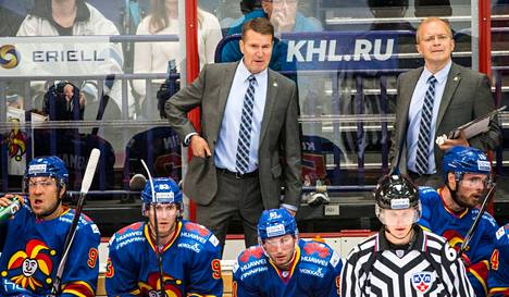 Westerlund coached the Jokers in both the SM league and the KHL.