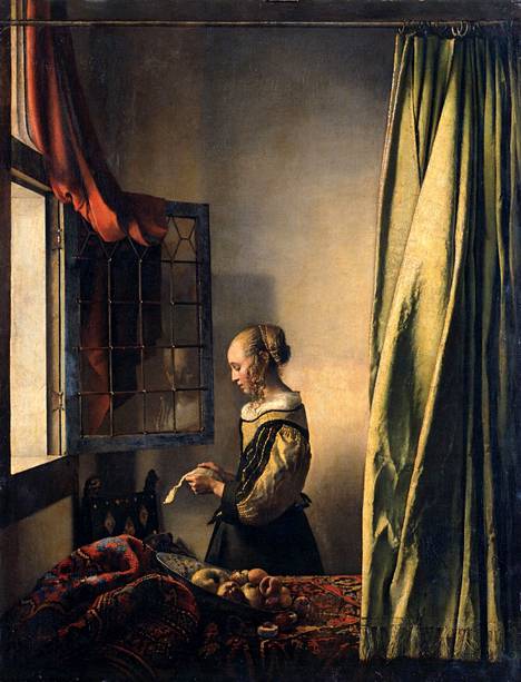 Vermeerin teos ennen restaurointia.