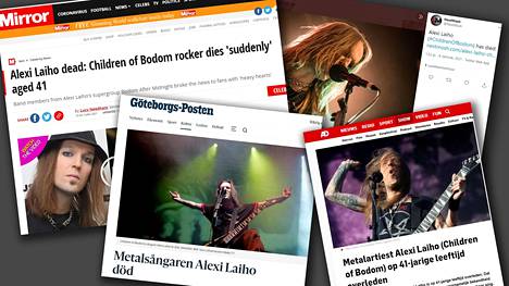 Kuolleet | Alexi Laihon kuolema nousi uutiseksi kansainvälisessä mediassa, kehutaan yhdeksi suurimmista kitaristeista