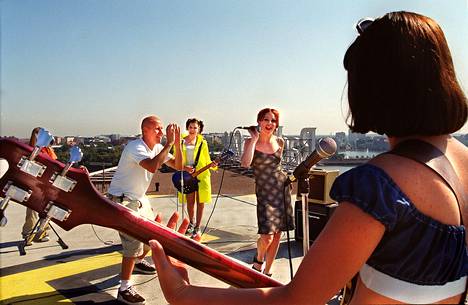 Tiktak -yhtyeen musiikkivideota kuvattiin hotelli Hesperian katolla vuonna 1999.