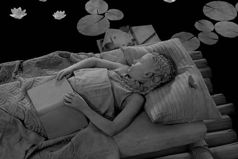 Hans Op de Beeck: My bed a raft, the room the sea, and then I laughed some gloom in me, 2019.