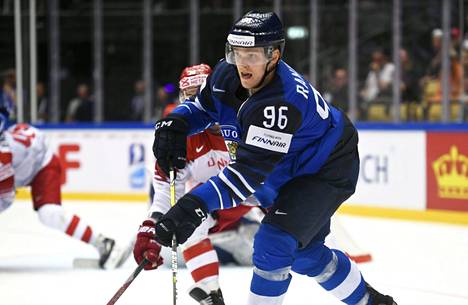Mikko Rantanen on MM-kisojen kallispalkkaisin pelaaja. Rantanen pelasi leijonapaidassa myös Tanskan MM-kisoissa keväällä 2018.