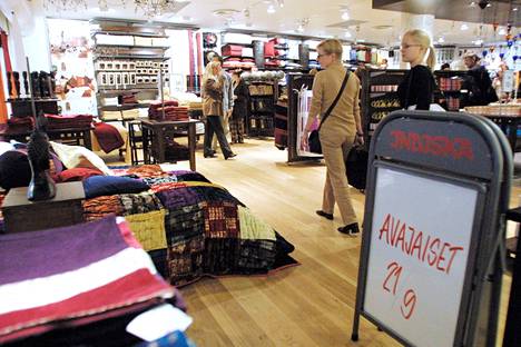 Ruotsalainen myymäläketju Indiska avasi myymälänsä Helsingissä vuonna 2001.