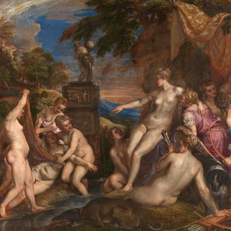 Muun muassa tämän Diana ja Callisto -teoksen taidemaalari Tizian teki Espanjan tulevalle kuninkaalle Filip II:lle. 