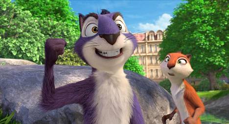 Kärtsy- ja Anni-oravat ovat toiminta-animaation sankarit.