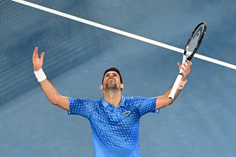Novak Djokovic hallitsi jälleen Australian avointa tennisturnausta.