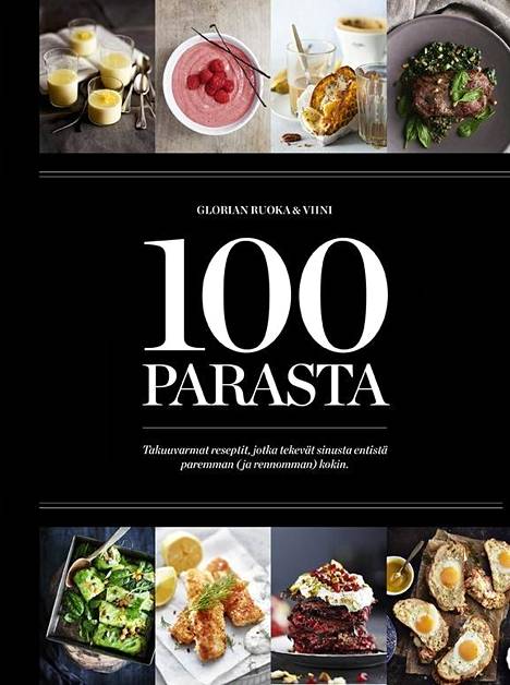 Glorian ruoka & viinin 100 parasta -keittokirja sopii uteliaalle mutta  kiireiselle kokille - Kirja-arvostelut 