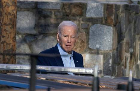 Yhdysvaltain presidentti Joe Biden vieraili lauantaina Georgetownin yliopistossa Washingtonissa.