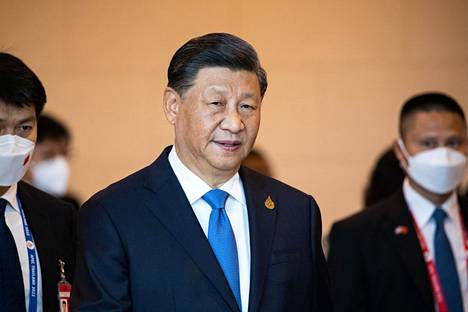 Kiinan kommunistisen puolueen johtaja, presidentti Xi Jinping vierailulla Thaimaan pääkaupungissa Bangkokissa 19. marraskuuta.