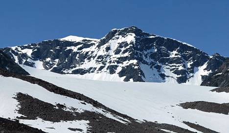 Kebnekaise on Ruotsin ainoa jäätikön peittämä vuorenhuippu.