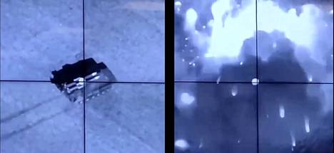 Ukrainan armeijan maaliskuun alussa välittämältä videolta otetuissa pysäytyskuvissa kerrotaan näkyvän  Bayraktar TB2 -ilma-aluksen tekemä isku, jossa tuhottiin venäläinen ilmatorjuntarakettivaunu.