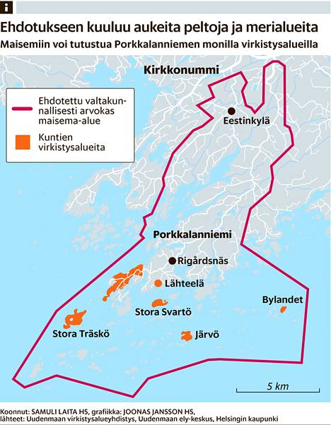 Lakkautetun kansallispuiston maisemista Porkkalanniemellä on tulossa  valtakunnallinen arvoalue - Kaupunki 