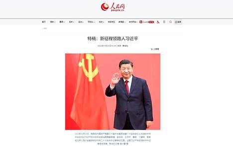 Kansan päivälehti ja lukuisat muut kiinalaiset lehdet julkaisivat Xitä ylistävän artikkelin tiistaina verkkosivuillaan ja jakoivat sen seuratuilla sosiaalisen median tileillään.