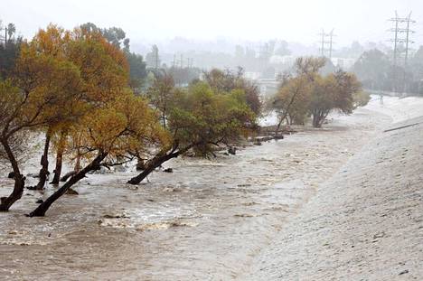Los Angeles -joki virtasi maanantaina reippaasti.