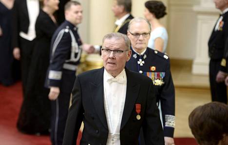 Antti Litja itsenäisyyspäivän vastaanotolla Presidentinlinnassa vuonna 2014.