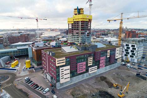 Apotti-järjestelmä on nyt käytössä Helsingin kaikissa sosiaali- ja terveyspalveluissa. Kuvassa Kalasataman terveys- ja hyvinvointikeskus sen ollessa rakenteilla vuonna 2018.