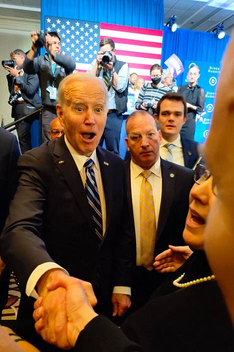 Yhdysvaltain presidentti Joe Biden innostui välittömästi kuultuaan suomalaisvieraistaan.