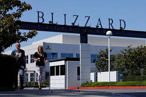 Peliyhtiö Activision Blizzardin rakennus Kaliforniassa. 