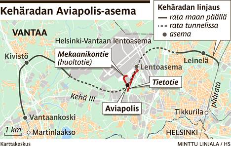 Juna-asema kasvaa maan alle - Kaupunki 