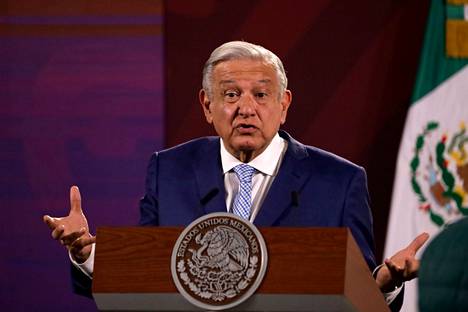 Meksikon presidentti Andrés Manuel López Obrador 