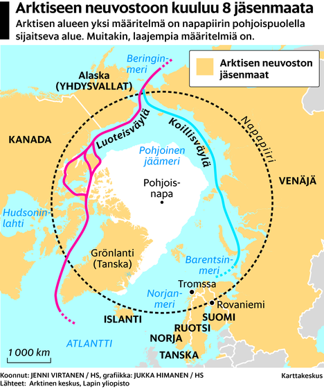 Kaikki haluavat palan hyistä pohjoista – HS selvitti, miksi arktisesta  alueesta kiistellään - Ulkomaat 