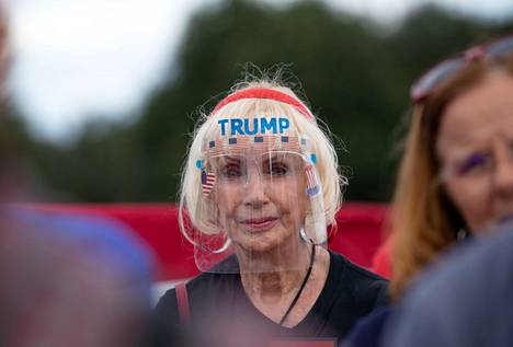 Donald Trump supporter at the Florida election in October 2020.