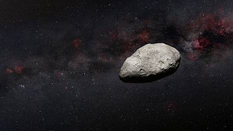 Havainnekuva uudesta asteroidivyöhykkeellä liikkuvasta pienestä asteroidista.