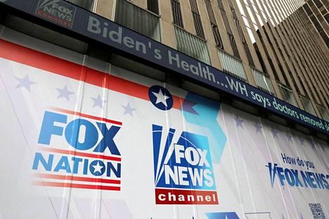 Fox Newsin pääkonttori New Yorkissa maaliskuun alussa.