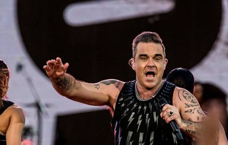 Robbie Williams esiintyi Suomessa viimeksi vuonna 2017 Tampereen Ratinan stadionilla.