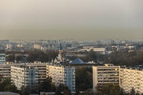Näkymä Taškentista marraskuun alussa.