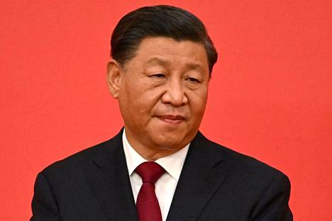 Kiinan johtaja Xi Jinping kuvattuna lokakuussa 2022.