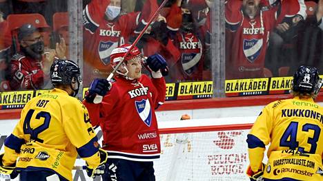 Jääkiekko | HIFK:n juhlat jäivät väliin, Lukon Kristian Pospisil ratkaisi jatkoajalla ja hiljensi jäähallin yleisön
