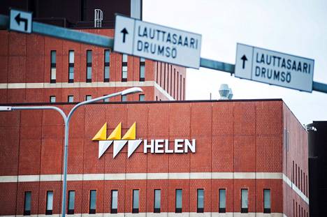 Energiayhtiö Helenin Salmisaaren-voimalaitos Helsingissä. 