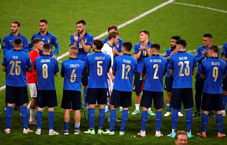 Italia voitti jalkapallon Euroopan mestaruuden viime kesänä Lontoon Wembleyllä.