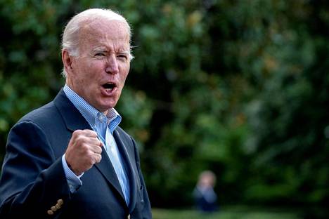 Yhdysvaltain presidentti Joe Biden ilmoitti tiistaina asettuvansa virallisesti ehdolle toiselle presidenttikaudelle. Kuva on otettu 7. elokuuta 2022.